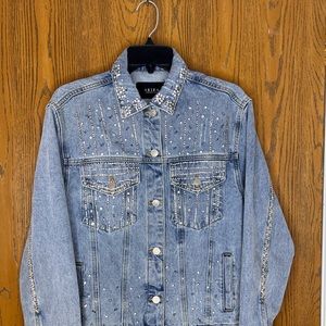 Blue Jean Jacket - Diamonds & Pearls